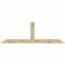 Ekena Millwork Portland Rough Sawn Timber Gable Bracket, Douglas Fir, 96"W x 32"H x 2"D x 6"F, 8/12 Pitch GBW096X32X0206POR00RDF - alternate 1